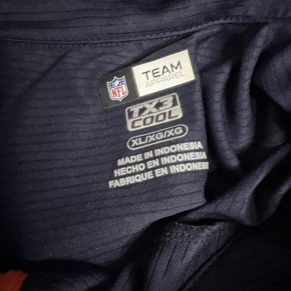 NFL Chicago Bears XL Official Team Apparel TX 3 Cool Pullover Shirt - Picture 11 of 13
